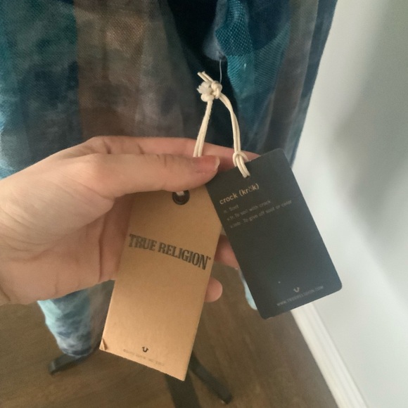 TRUE RELIGION Western Plaid MENS Shirt Ace Size XXL BRAND NEW - Picture 9 of 16